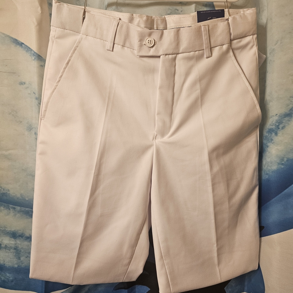 Perry Ellis Boy's White Dress Pants